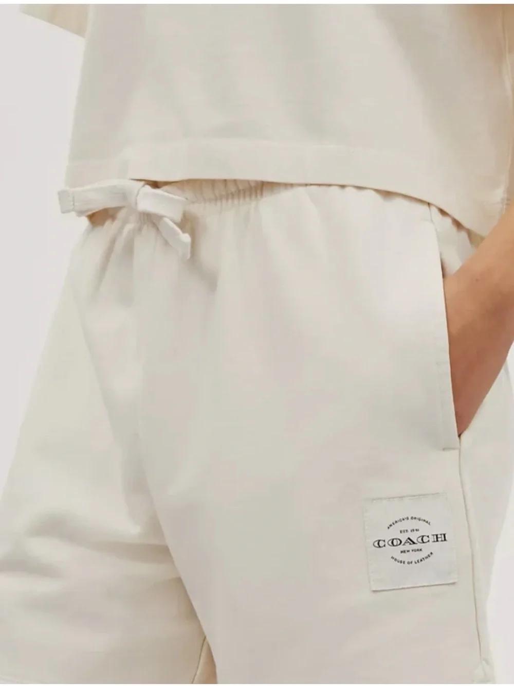 CoachGray Athletic Drawstring Shorts